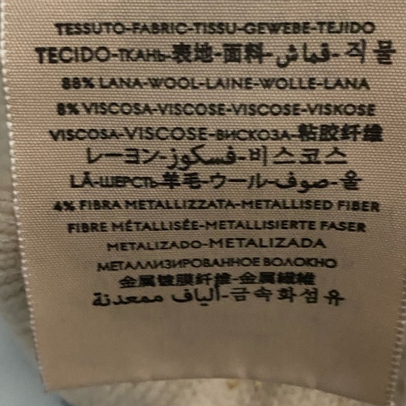 NWT Authentic Gucci Wool Hat Blue Crème Gold Size Med With Dust Bag - Picture 6 of 7